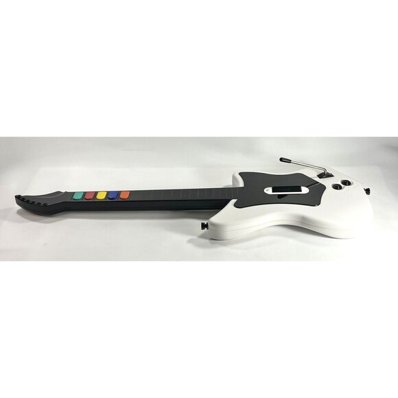 Guitar Hero Red Octane #95025 PlayStation 2 Wireless Guitar Tested No Dongle - Picture 6 of 12